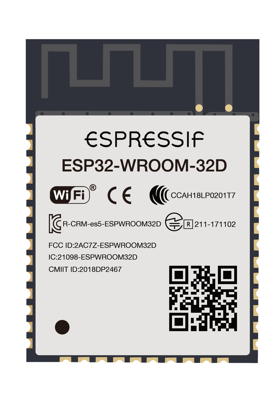 ESP32-WROOM-32D（16M） WIFI模块 乐鑫 23.50