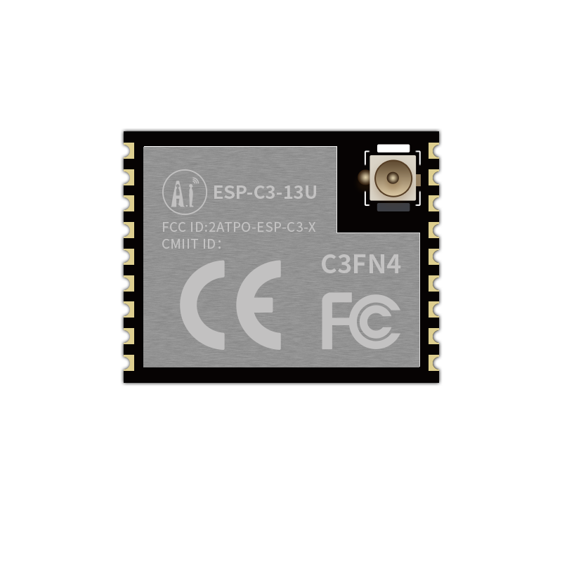 ESP-C3-13U（4MB） WIFI模块 安信可 10.224