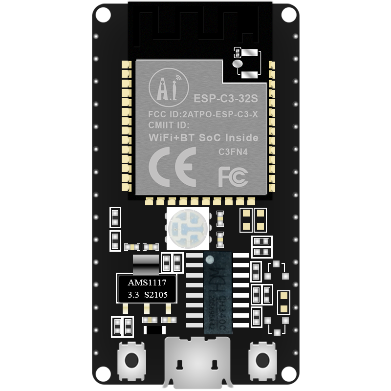 NodeMCU-ESP-C3-32S-Kit WIFI模块 安信可 18.864
